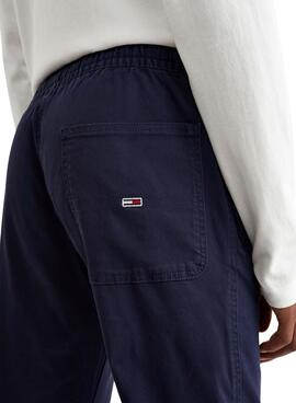 Pantalon Tommy Jeans Scanton Soft Homme Bleu Marine