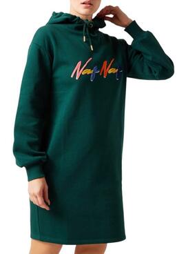 Robe Naf Naf Sweat Vert pour Femme