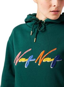 Robe Naf Naf Sweat Vert pour Femme
