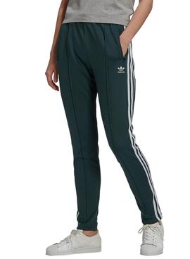 Pantalon Adidas Primeblue SST Vert pour Femme