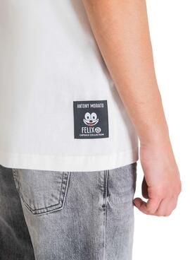T-Shirt Antony Morato Félix The Chat pour Homme