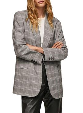 Blazer Pepe Jeans Vivica Gris pour Femme
