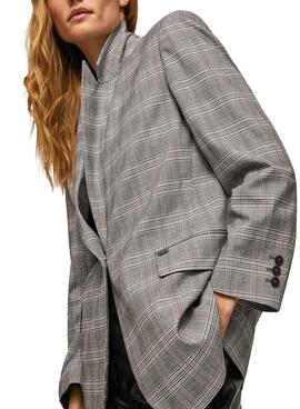 Blazer Pepe Jeans Vivica Gris pour Femme