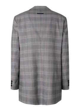 Blazer Pepe Jeans Vivica Gris pour Femme