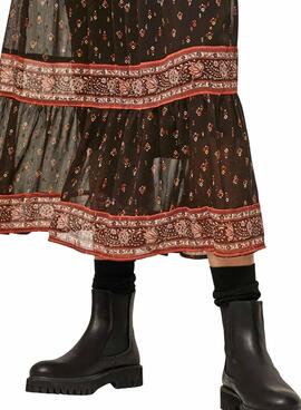 Jupe Pepe Jeans Brun ethnique différent pour Femme