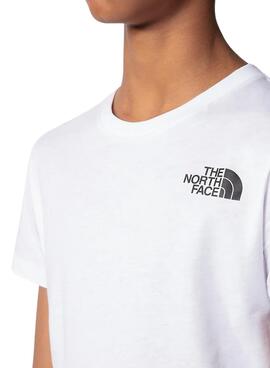 T-Shirt The North Face Graphic Té Garçon Blanc