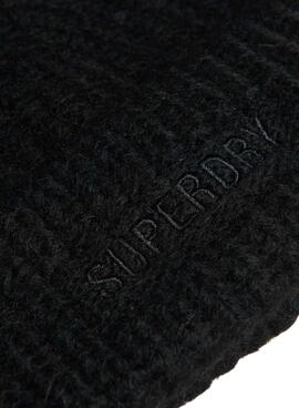 Chapeau Superdry Ribbed Vintage Noire