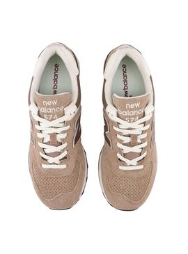 Baskets New Balance 574 Beige pour Homme