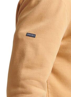 Sweat Superdry Cooper Nostalgie Homme Orange