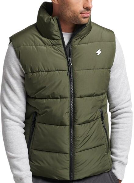 gilet gris superdry