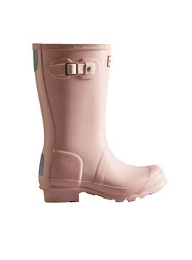 Bootss Hunter Original Junior pour Fille Rose Clair