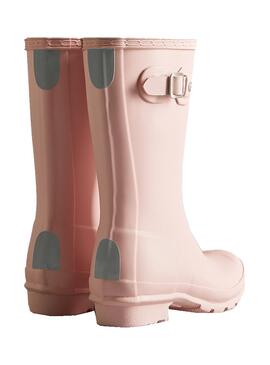 Bootss Hunter Original Junior pour Fille Rose Clair