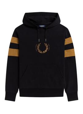 Sweat Fred Perry Bold Noire pour Homme