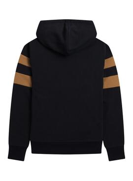 Sweat Fred Perry Bold Noire pour Homme