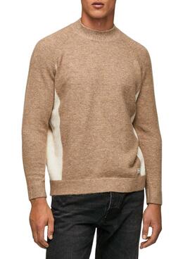 Pull Pepe Jeans Beige Monroi pour Homme