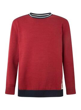 Pull Pepe Jeans Lion Rouge pour Homme