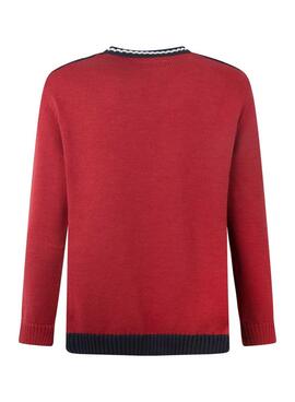 Pull Pepe Jeans Lion Rouge pour Homme