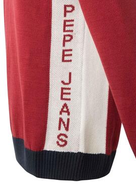 Pull Pepe Jeans Lion Rouge pour Homme