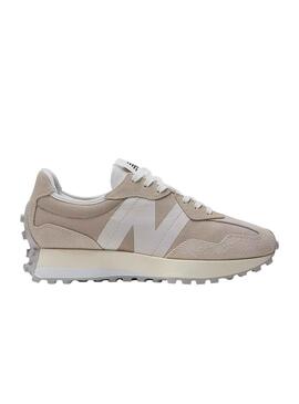 Baskets New Balance 327 Femme Beige et Blanc