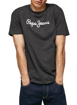 T-Shirt Pepe Jeans Eggo Anthracite pour Homme