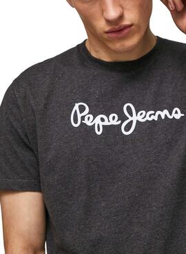 T-Shirt Pepe Jeans Eggo Anthracite pour Homme