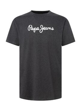 T-Shirt Pepe Jeans Eggo Anthracite pour Homme