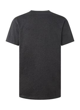 T-Shirt Pepe Jeans Eggo Anthracite pour Homme