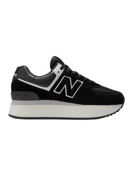 Baskets New Balance 574 Noire pour Femme