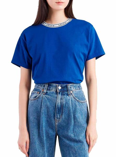 T shirt hotsell levis bleu femme