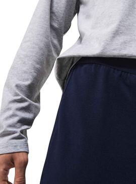 Pyjama Lacoste Crocodile pour Homme Bleu Marine