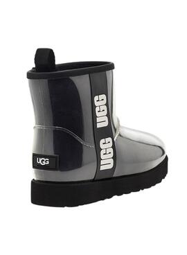 Boots UGG Classic Clear Mini Noire pour Femme