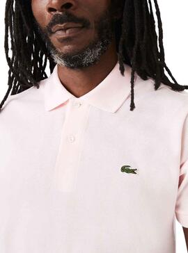 Polo Lacoste L1212 Baby Pink