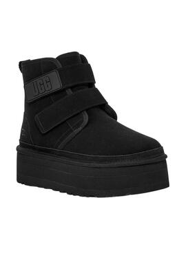Bootss Plateforme UGG Neumel Noire pour Femme