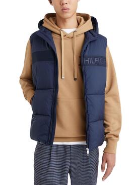 Gilet Tommy Hilfiger High Grenier Homme Bleu Marine
