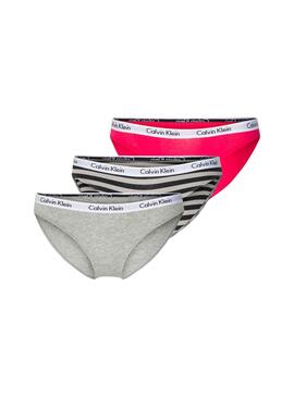 Pack 3 Brassières Calvin Klein Femme Multicolor