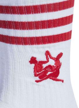 Chaussettes Adidas Thebe Magugu pour Femme Rouges