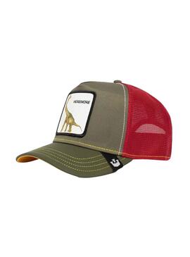 Casquette Goorin Bros Thunder Lézard Vert et Rouge