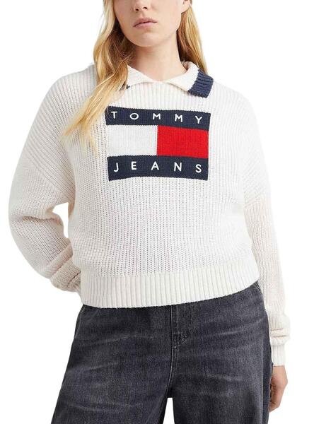 Pull tommy femme best sale