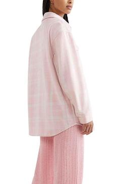 Chemise Tommy Jeans Badge Boyfriend pour Femme