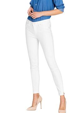 Jeans Lee Scarlett Blanc Femme 