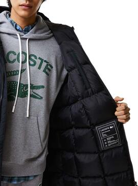 Veste Lacoste Rembourré Noire pour Homme