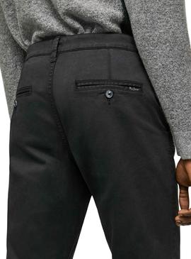 Pantalon Pepe Jeans Charly Slim pour Homme Noire