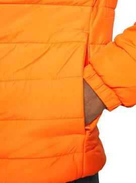Veste Lacoste Bicolore Homme Orange et Noire