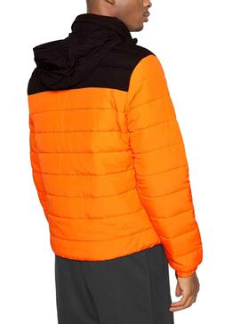 Veste Lacoste Bicolore Homme Orange et Noire