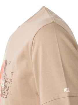 T-Shirt Pepe Jeans Scooter pour Homme Beige