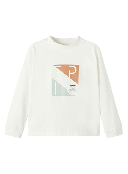 T-Shirt Name It Santiago pour Garçon Blanc