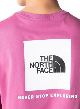 T-Shirt The North Face Red Box Rose pour Homme