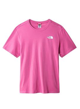 T-Shirt The North Face Red Box Rose pour Homme