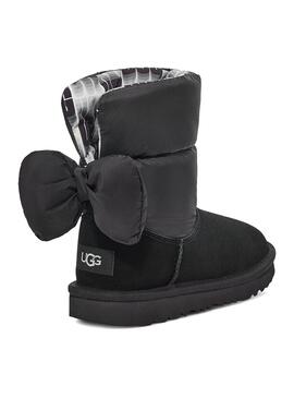 Bootss Ugg Bailey Bow Maxi Noeud pour Fille Noires