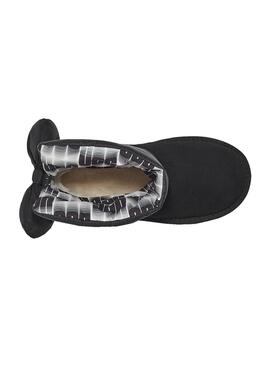 Bootss Ugg Bailey Bow Maxi Noeud pour Fille Noires